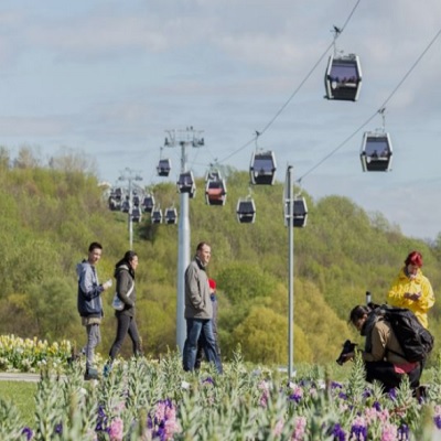 Leitner Ropeways Gondola Lift a Major Attraction In Berlin