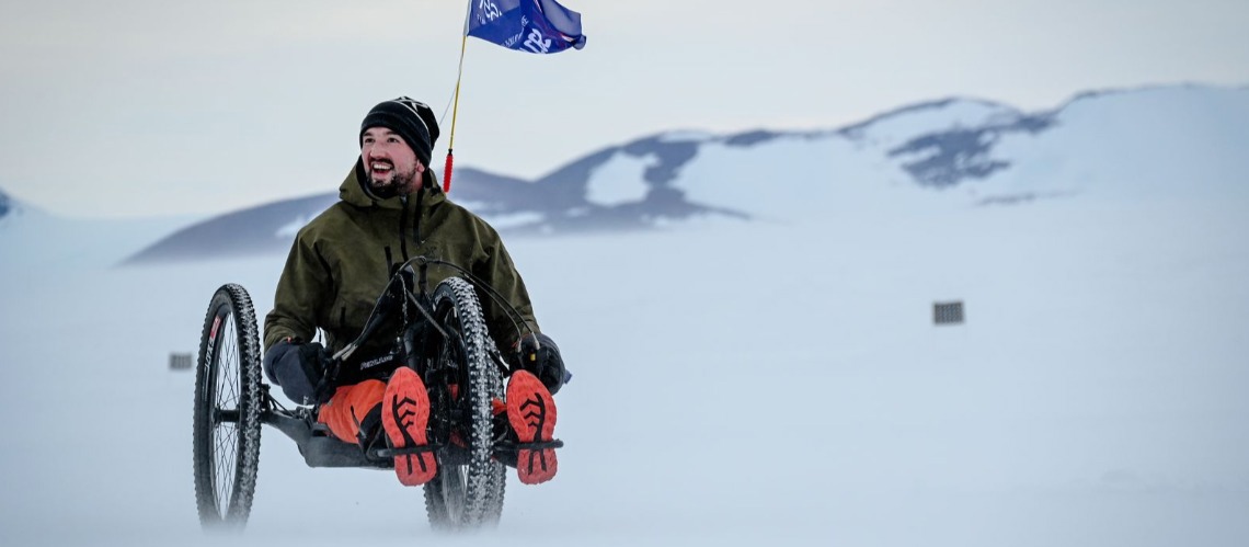 UK Adaptive Outdoor Adventurer Announces Record Breaking South Pole Challenge