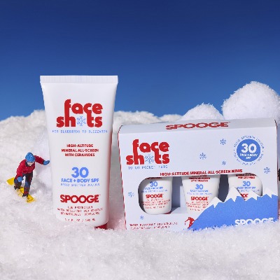 SPOOGE Launches Face Shots; The Mountain SPF Built For The Slopes