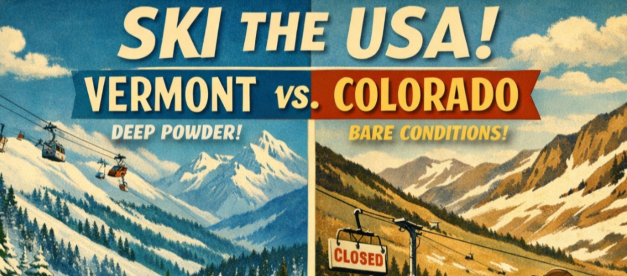 A tale of Two Regions - Bumper Season For Vermont, Disaster for colorado