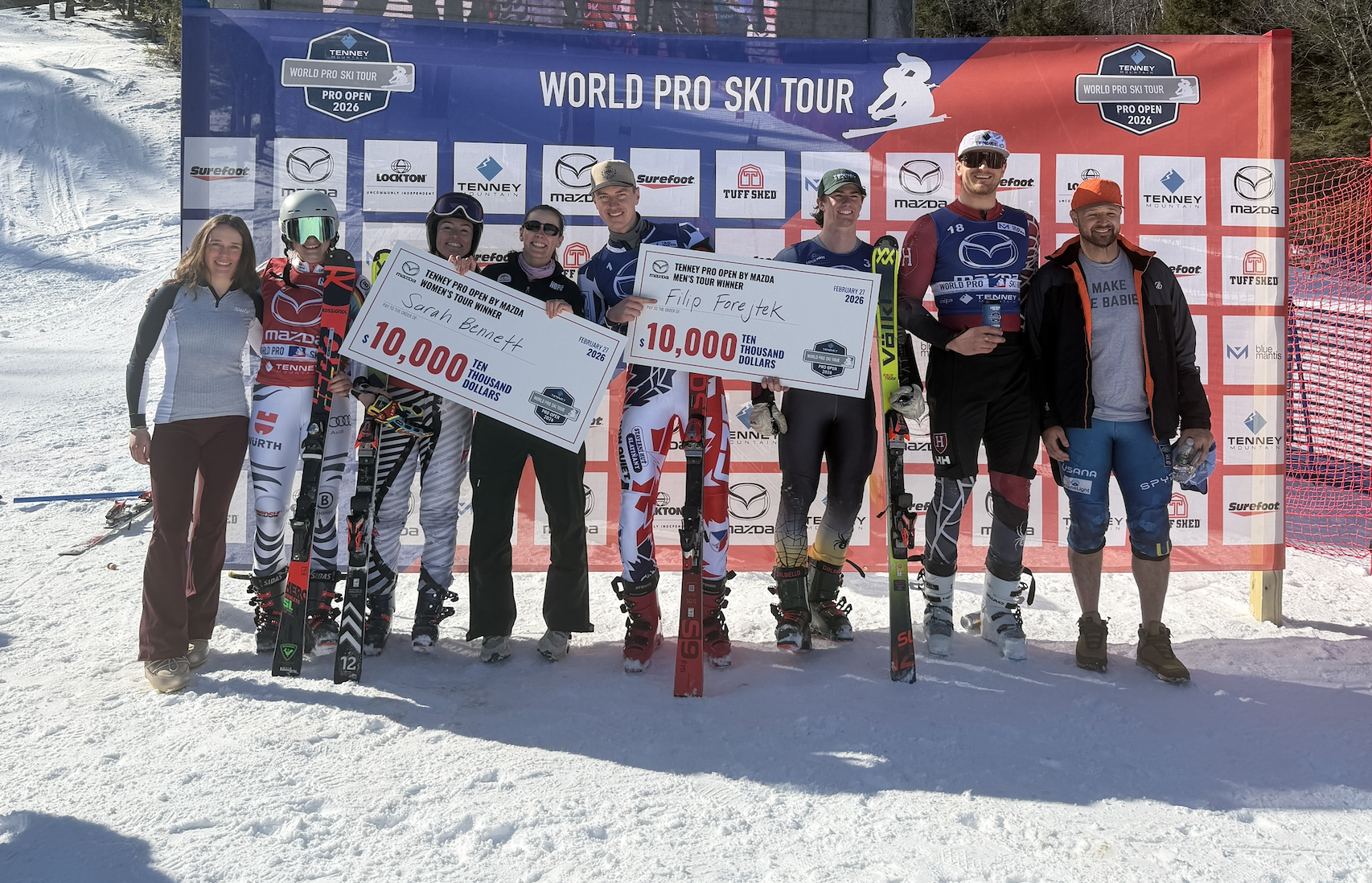 World Pro Ski Tour Tenney Pro Open Results  Day 1, Mazda Spirit Award Presented 