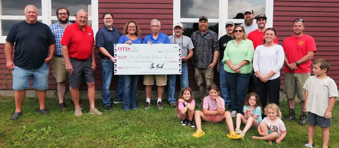 OTIS FCU Donates To Spruce Mountain Ski Area For Lodge Renovations