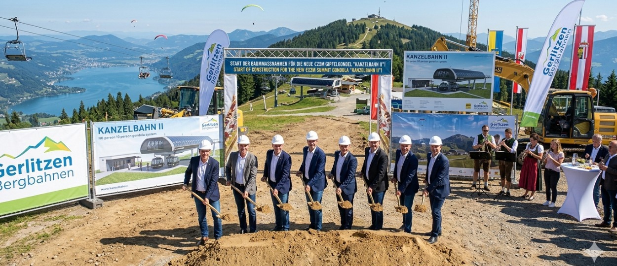 Gerlitzen Summit Cable Car Construction Underway