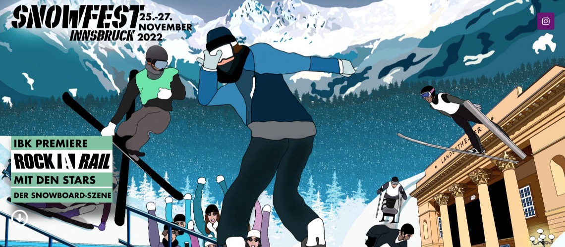 International ROCK A RAIL Premiere Taking Place During Snowfest Innsbruck On November 26, 2022