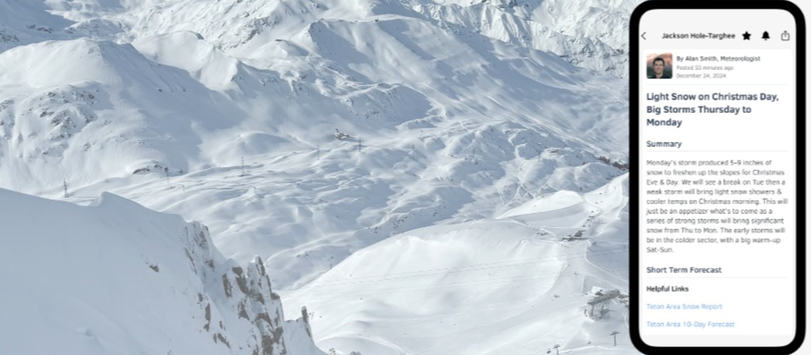 OpenSnow Unveils New AI-Powered Real-Time Forecasting