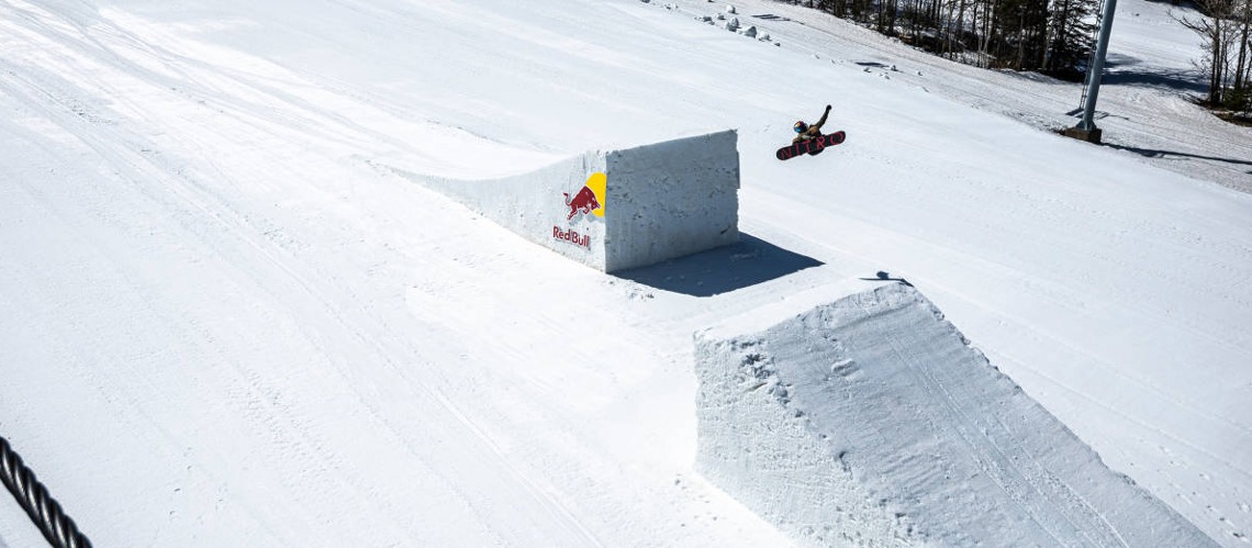 Snowboard Legend Seb Toutant Rides Epic Winter Obstacle Course