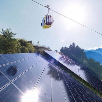 Zwulferhorn St. Gilgen - Installation Of First Energy Self Sufficient Gondola