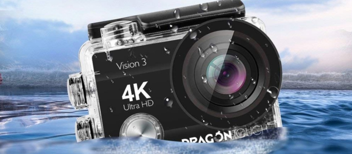 Dragon Touch Introduces Vision 3 Pro Waterproof Action Camera With 4k Video And 16MP Photos