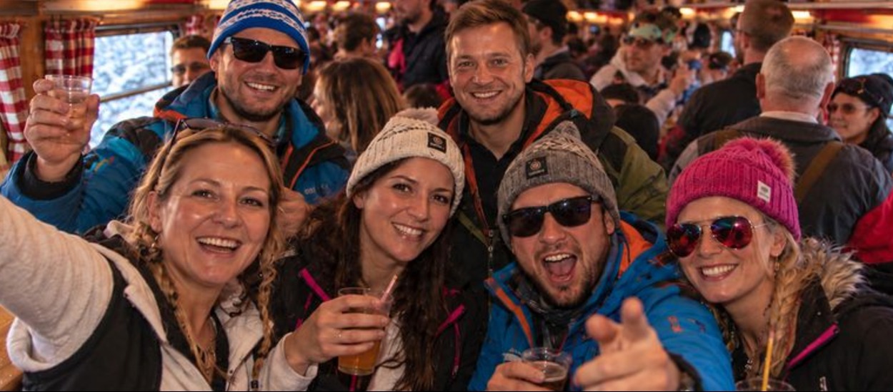 NEW: Après-ski party on the UEX ski train