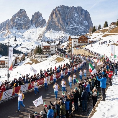 On Wednesday, 28th January, During Stage 52, The Olympic Torch Will Pass Through Val Gardena.