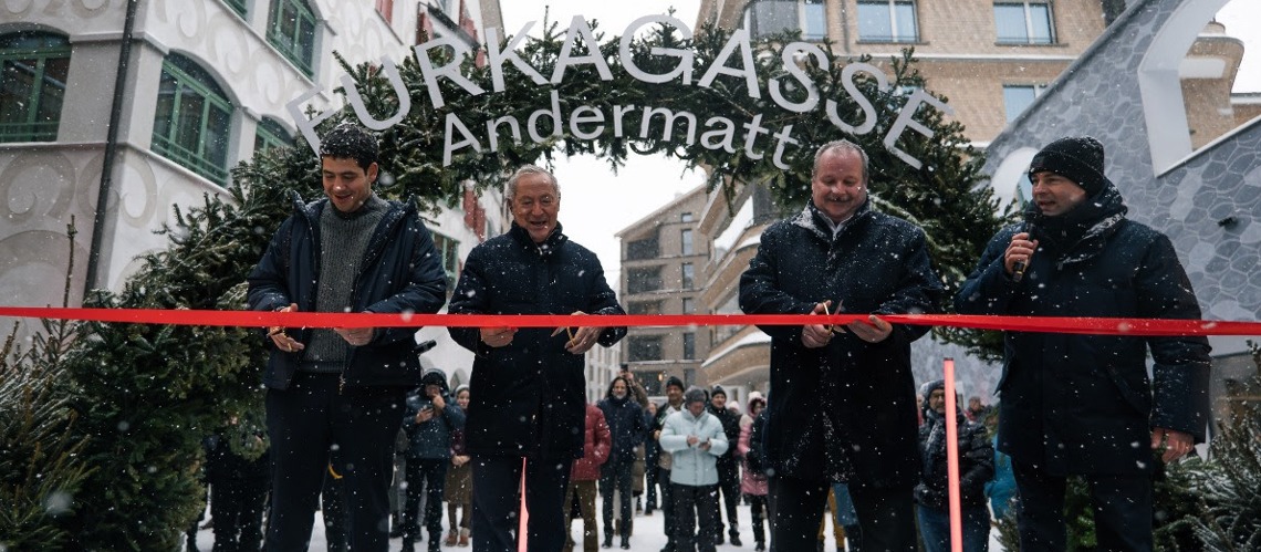 New Shopping & Culinary Meeting Place In Andermatt Reuss: Successful Opening Of Furkagasse