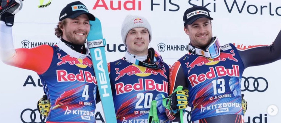 Oh Canada - Crawford Wins Kitz DH, Alexander Third