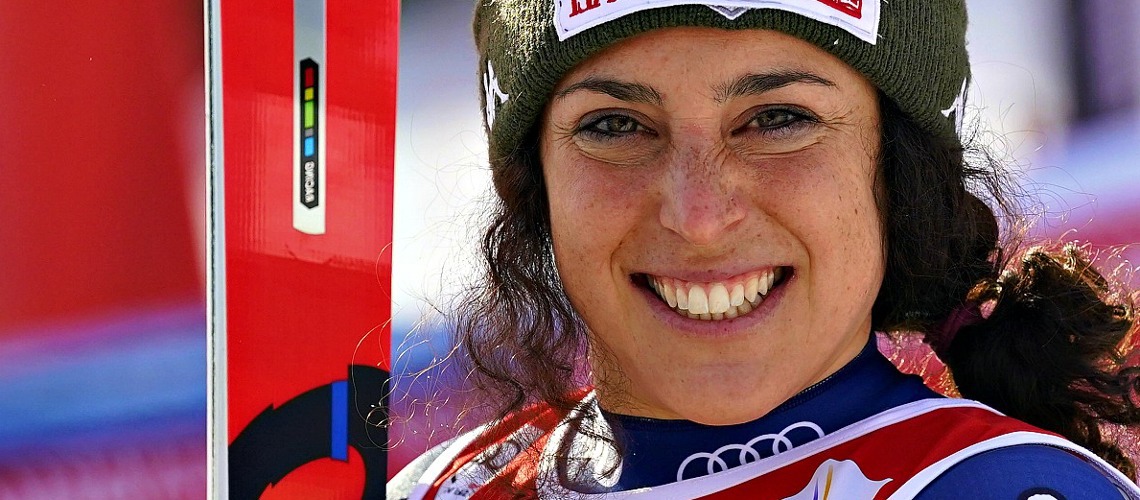 Brignone Beats Goggia To Win Garmisch Downhill