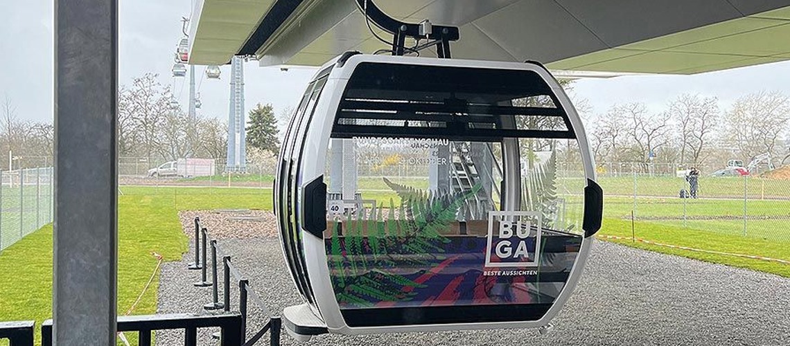 Federal Garden Show Mannheim: Cable Car Cabins Revealed