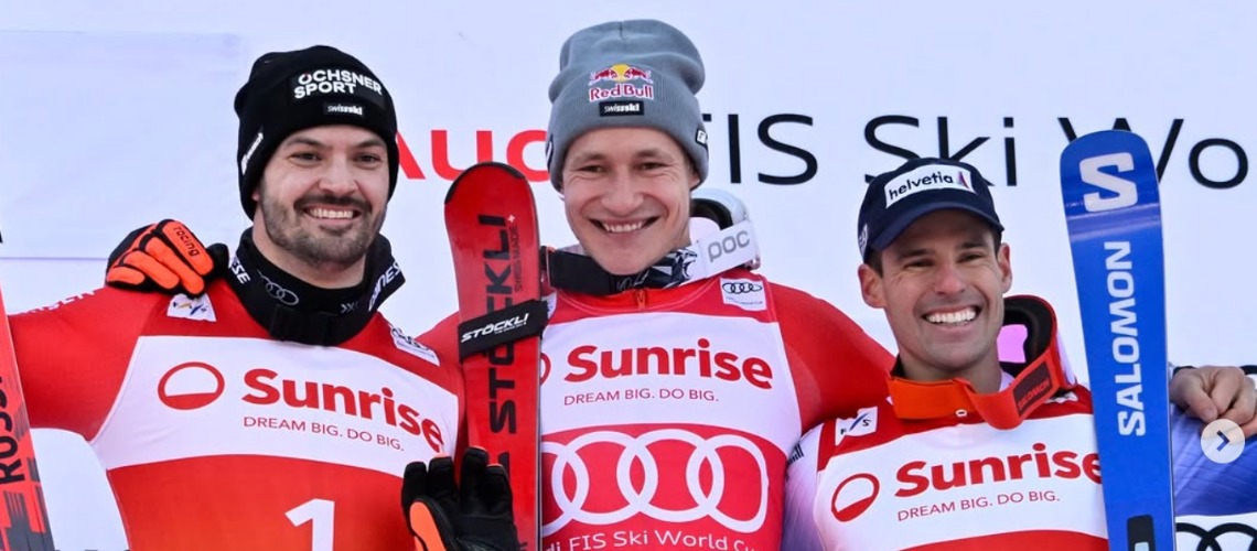 Odermatt Wins Fourth Consecutive Adelboden Giant Slalom