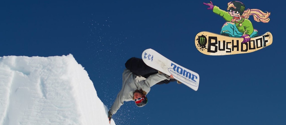 Mia Brookes & Patrick Hofmann Win Best Trick At Second Annual Bush Doof Snowboard Contest In Australia