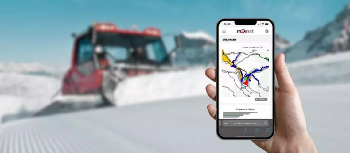 Pistenbully SNOWSAT In The Office: A Focus On Perfect Slopes & An Efficient Fleet