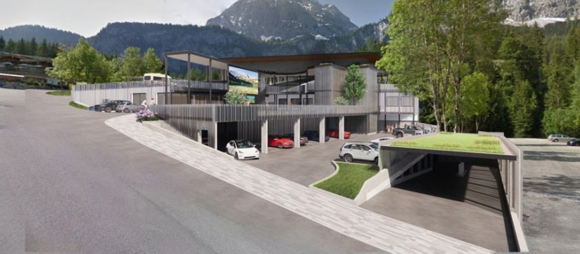 New Cable Car Building For Ehrwalder Almbahn