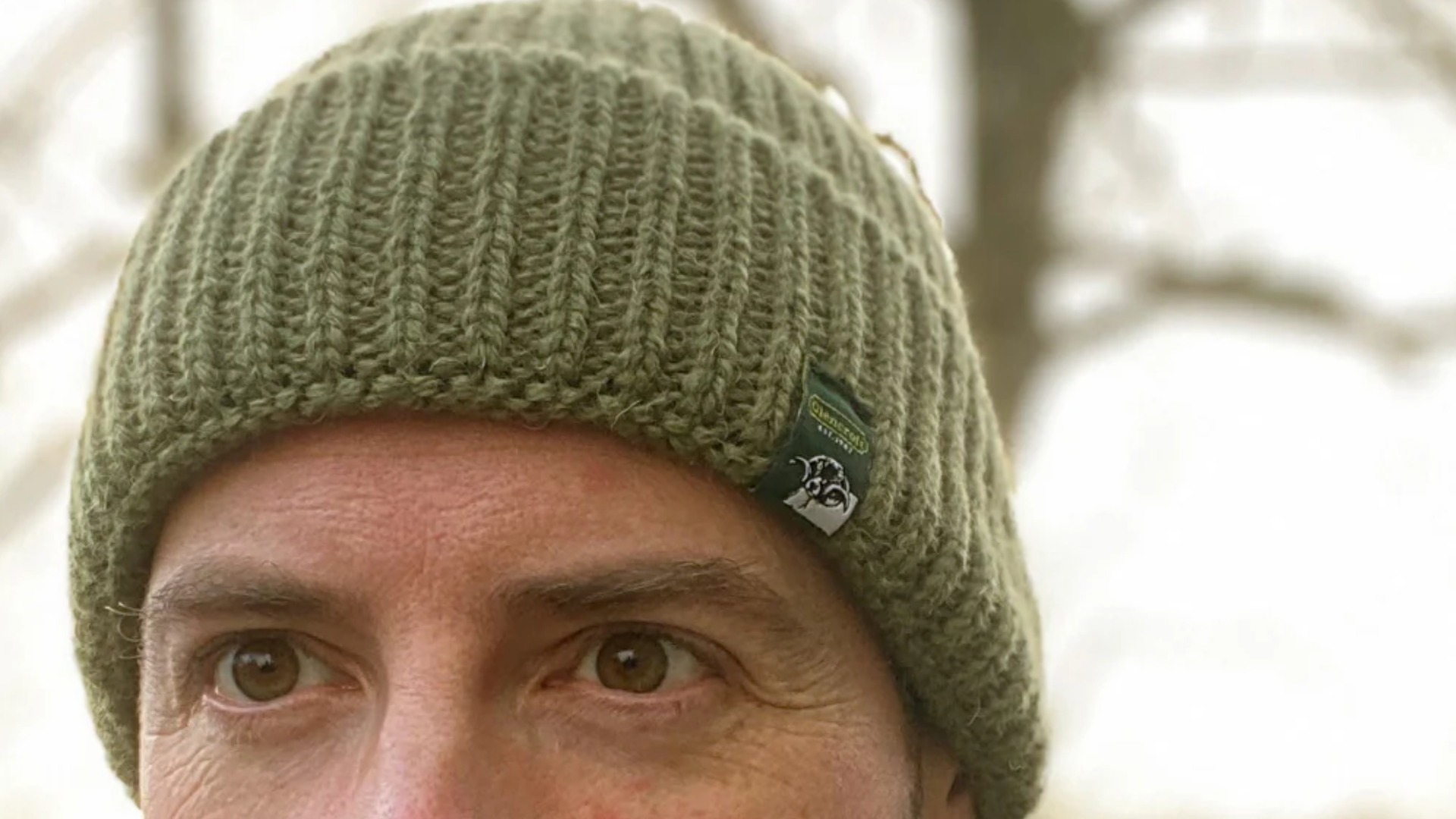 Winter Olympic style , Glencroft's Sustainable, traceable beanie made from Yorkshire wool