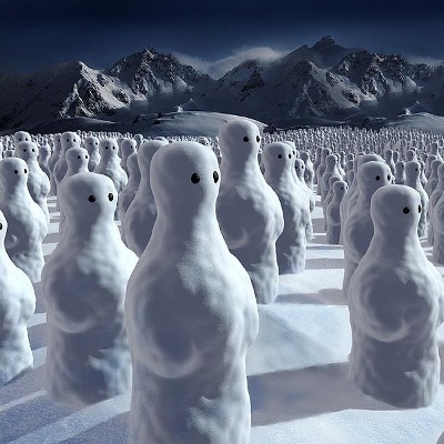 Gunther Aloys: 1,578 Snowmen For 1,578 Ischglers. Tourism Visionary Wants To Make Snow Reliability Of Silvretta Ski Area Visible