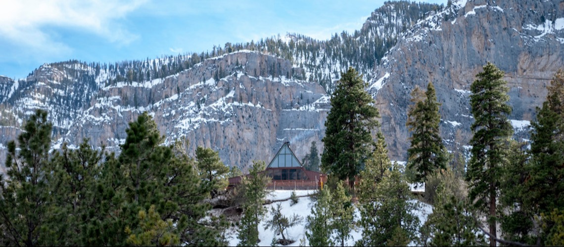 Fire At Mount Charleston Lodge Near Lee Canyon Ski Resort