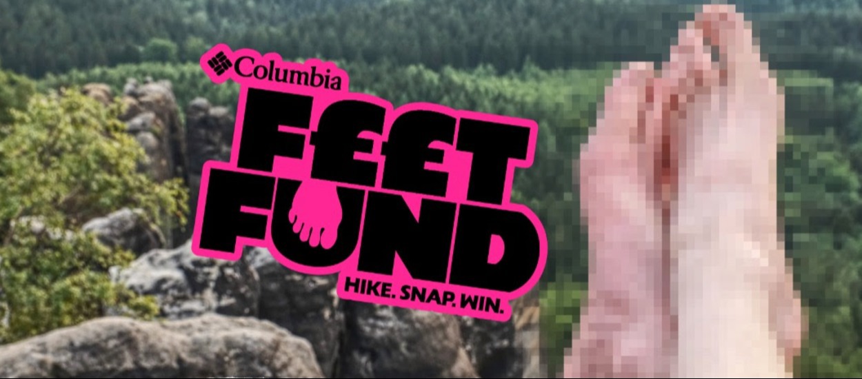 Columbia Sportswear launches 'F££T FUND' offering cash rewards for feet pics