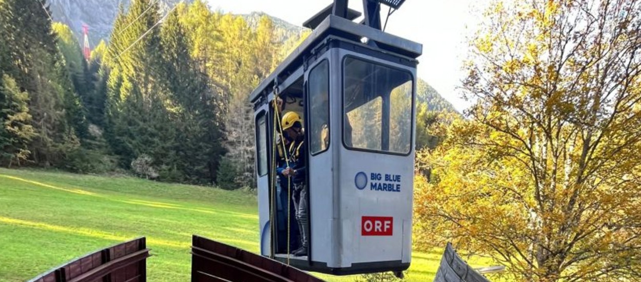 Modernization of the transmitter cable car on the Villach Alps undertaken