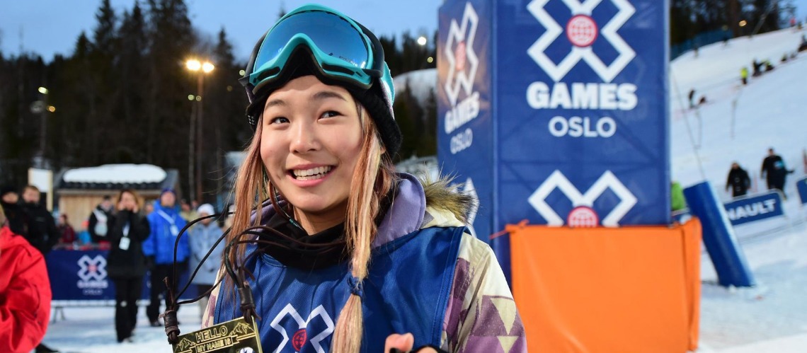 Chloe Kim Takes A Break From Competition