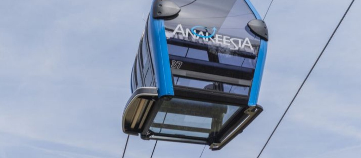 Leitner-Poma Of America's Anakeesta Adventure Park - every single Crystal Express cabin features a fully glass floor