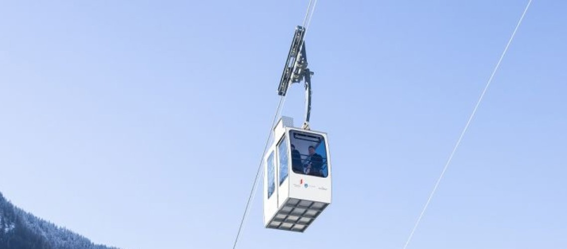 Haut Val De Bagnes - Inauguration Of The Cable Car Between Champsec And Sarreyer TAkes Place