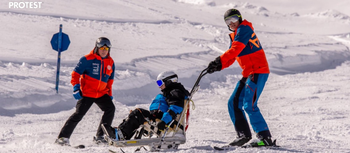Accessible Access to the Slopes for Monoskiers - Lifttrax SP makes it possible.