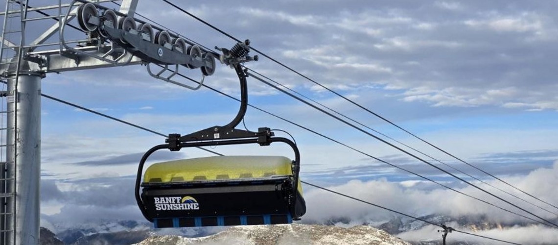 Leitner Super Angel LX, Now Flying At Banff Sunshine Village