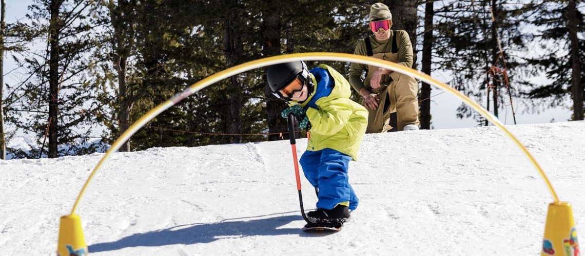 Burton Promotes The Handlebar  "Training Wheels For Snowboards"