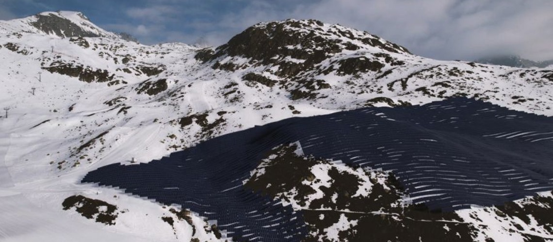 Axpo Is Building A 10 MW Solar Power System In The Disentis Ski Area