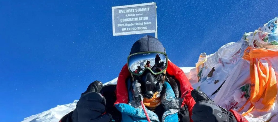 From Sea To Summit: VALLON Trailblazer, Mitch Hutchcraft Completes 13,000km Human-Powered Journey To Mount Everest