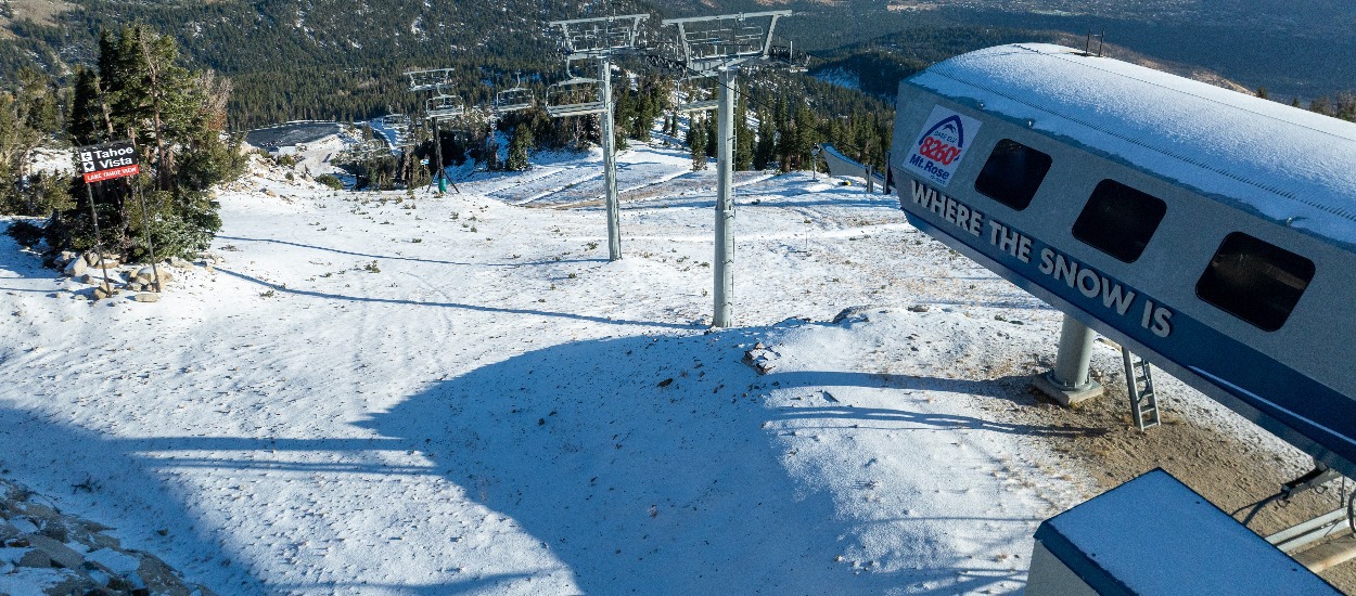 Mt. Rose Ski Tahoe Fires Up Snowmaking, First in Tahoe