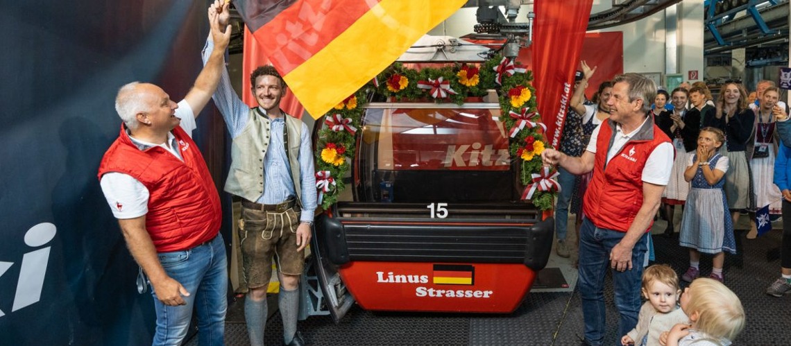 Linus Strasser Gets Kitz' Gondola
