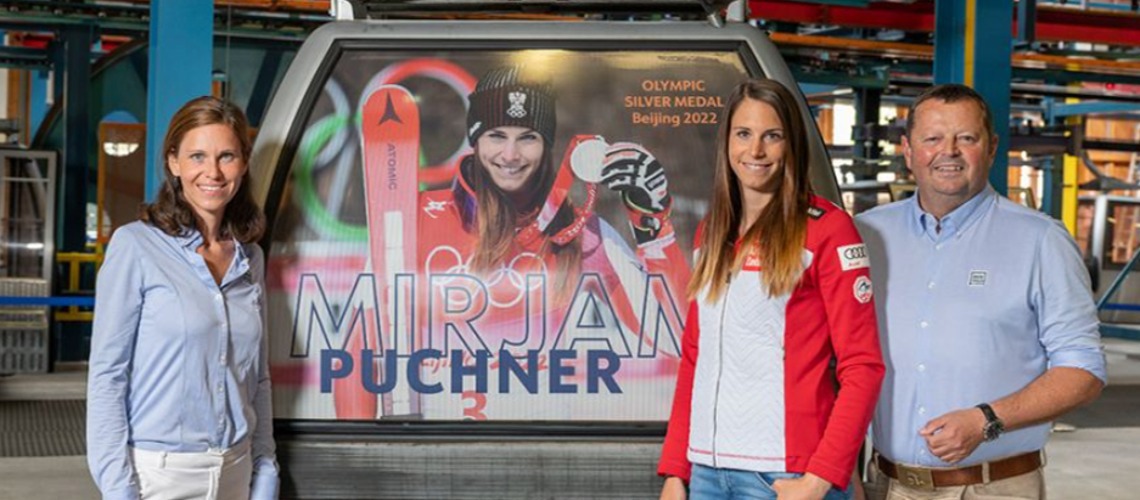 Snow Space Salzburgh: Successful Winter Olympians Receive Branded Gondola Cabins