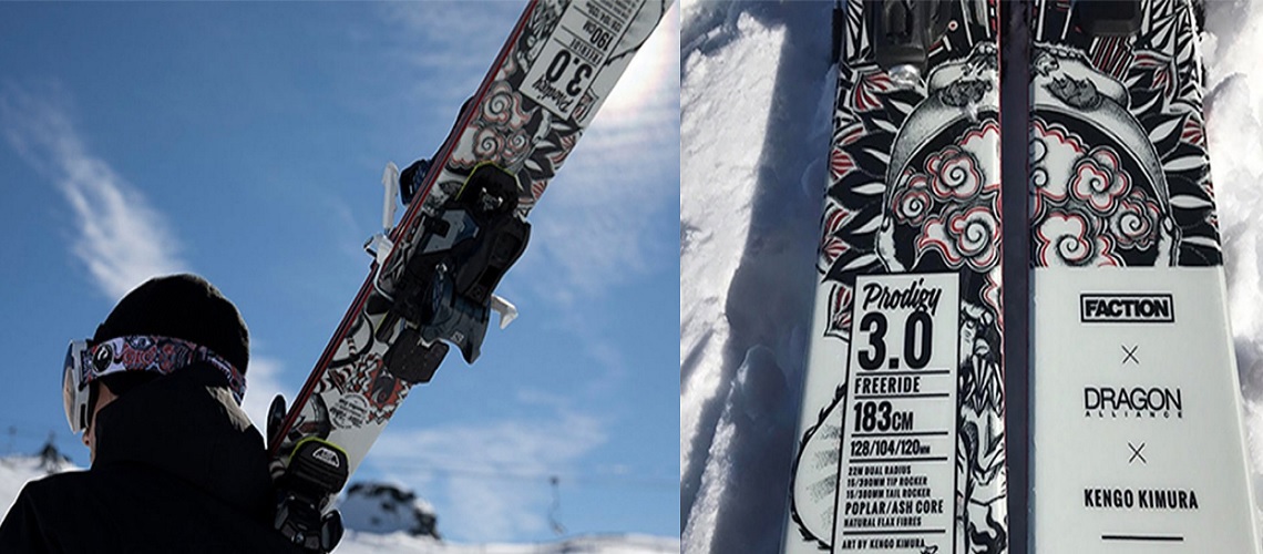 Faction Skis, Dragon Alliance Team Up With Japanese Artist Kengo Kimura For A Limited Edition Collaboration