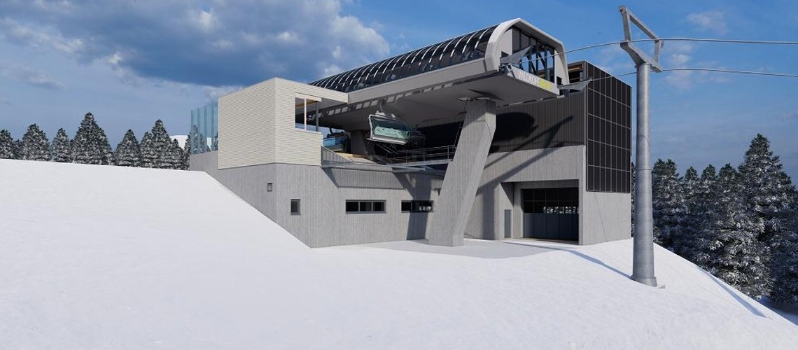 Commissioning Of The 6SBK Wildkopfbahn  From Melzer & Hopfner - In  Final Stages.