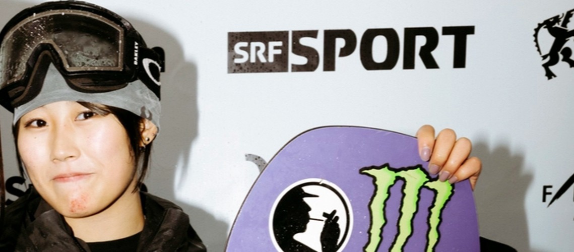 Kokomo Murase Wins  Women's Best Style and Best Rider Overall aA Rip Off Session Snowboard Comp' Hosted By Sven Thorgren In Sweden