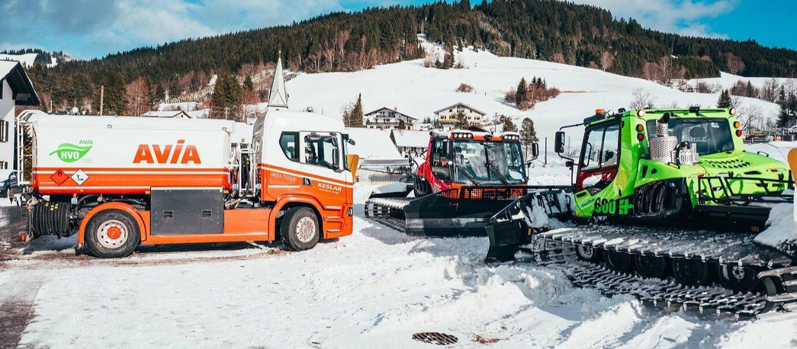 Jungholz Testing HVO Fuel, Co2 Footprint With Pistenbully About 90% Lower