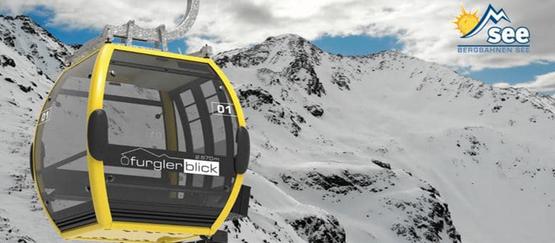 Bergbahnen See: New 8-Seater Gondola Lift For Furglerblick