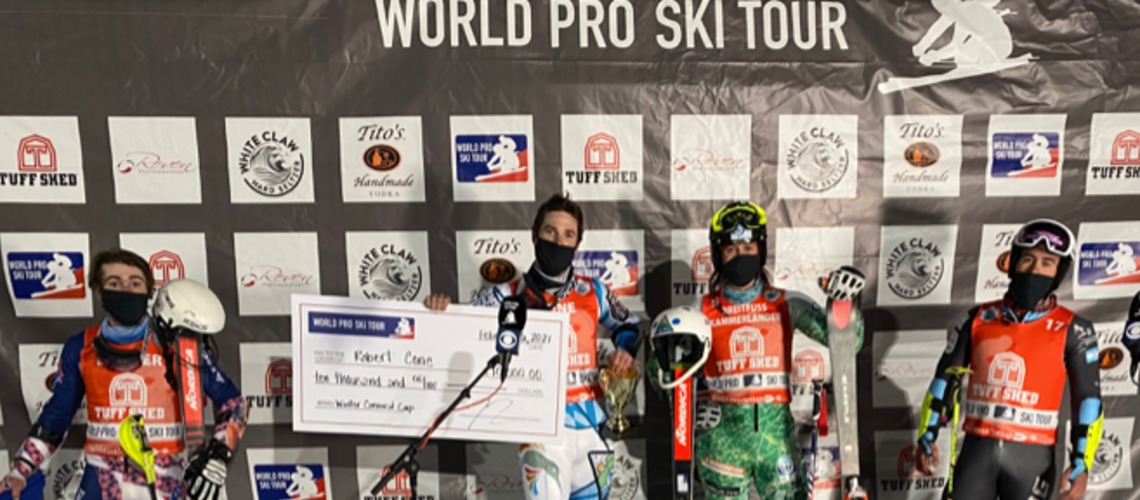 Rob Cone Wins World Pro Ski Tour Steamboat Springs Winter Carnival Cup.