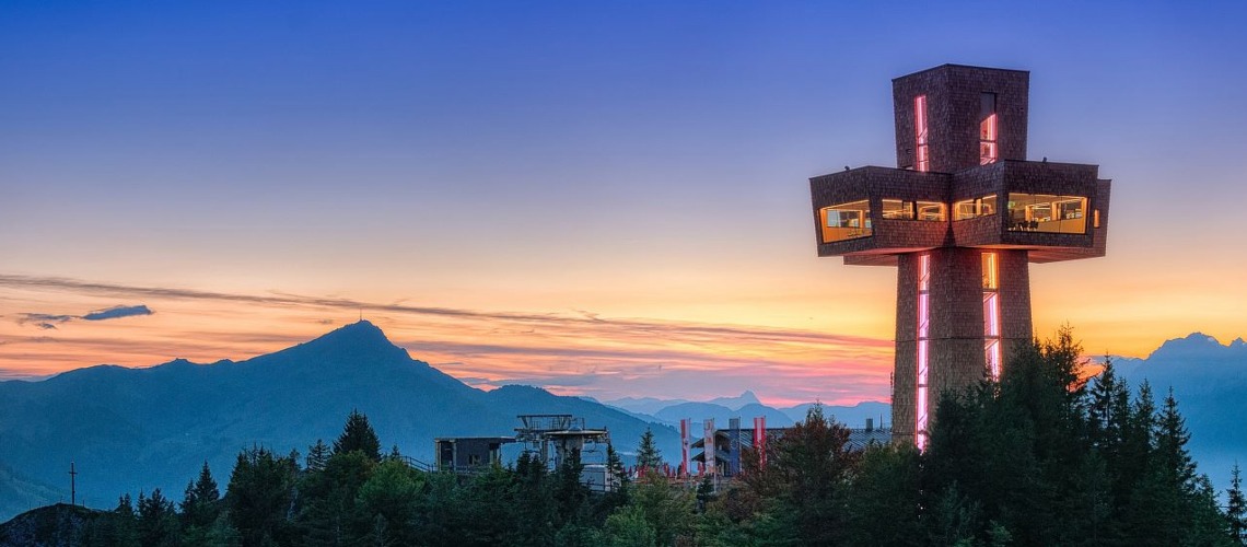 A 300-bed resort is taking shape beside the Pillersee mountain railway in St. Ulrich.