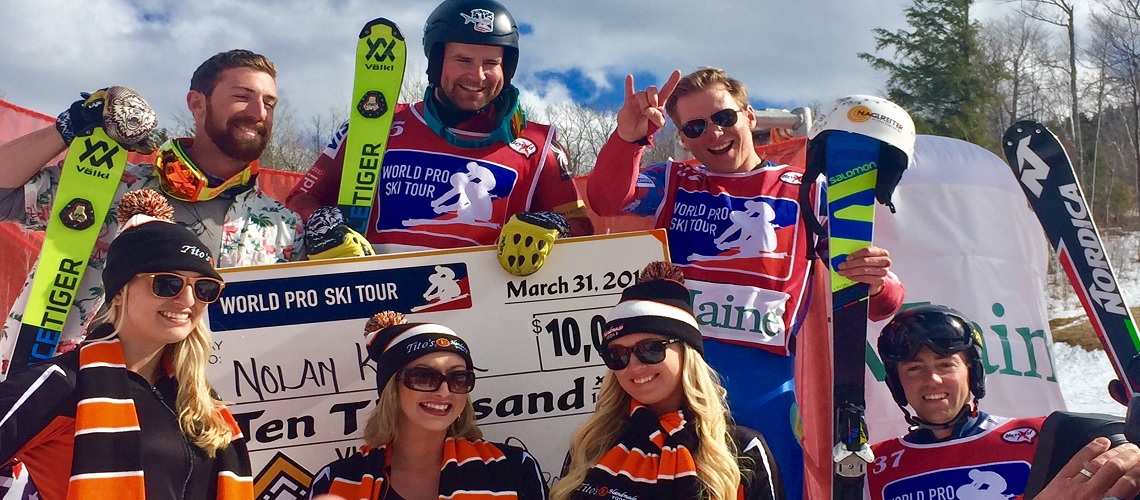 Nolan Kasper Wins World Pro Ski Tour  Championship At Sunday River